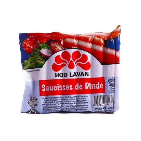 Saucisses de dinde Hod Lavan