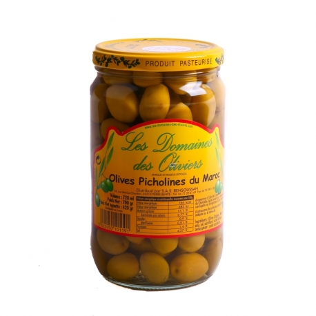 Olives picholines du Maroc Ben