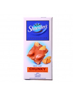 Tablette choco chunky amandes Shneider's