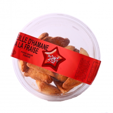 Oreilles d'hamane à la fraise