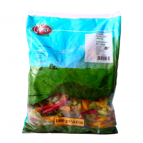 Poivrons rouges et verts en lamelles Culinex