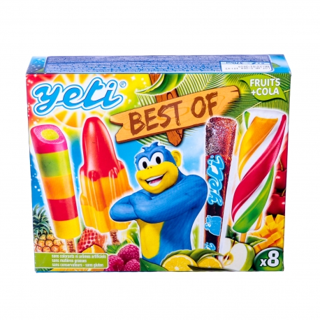 Best of fruits et cola x8 Yeti