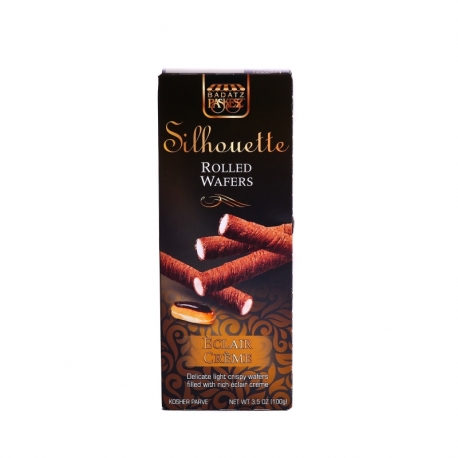 Silhouette gaufrettes éclair crème Paskesz