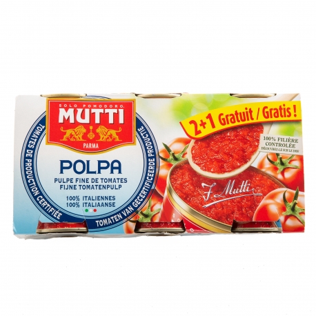 Pulpe de tomate 2+1 Mutti
