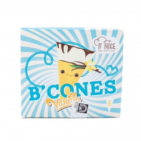 Glaces vanille x6 Bcones