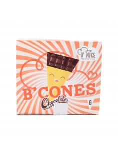 Glaces chocolat x6 Bcones