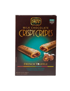 Gaufrettes truffées noisette au lait Paskez