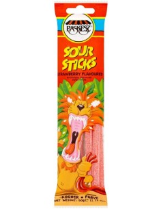 Sour sticks fraise 50gr Paskesz