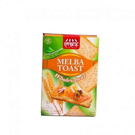 Melba Toast blé complet Paskez