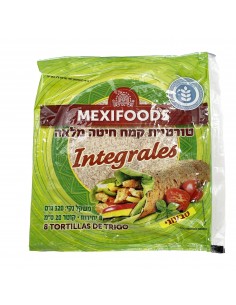 Tortillas Wraps x8 au blé complet Mexifoods