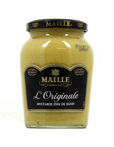 Moutarde fine en verre Maille