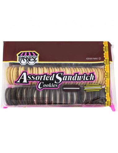 Biscuits fourrés à la vanille en sandwich