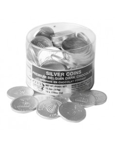 Pièces choco argent parvé Paskesz