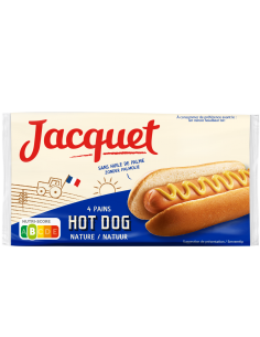 Pain hot dog x4 Jacquet