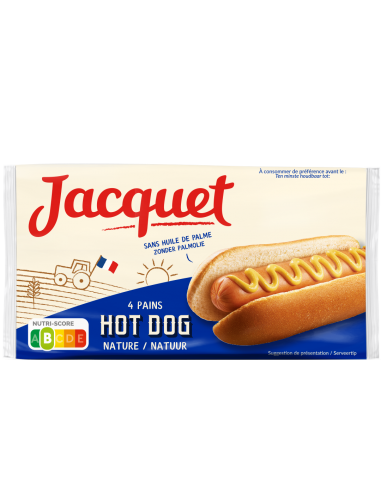 Pain hot dog x4 Jacquet