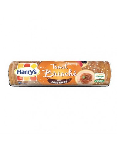 Toast brioché pour foie gras Harrys