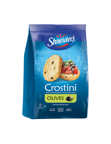 Toast Crostini aux olives Shneider's