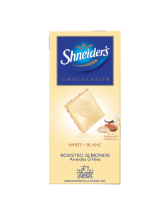 Tablette choco blanc amandes au lait Shneider's