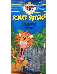 Sour sticks framboise 100gr Paskesz