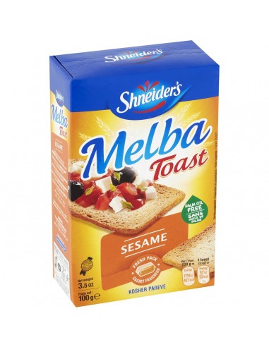 Melba Toast sésame 100gr Shneider's