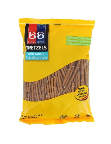 Pretzels fins bâtonnets 150gr Beigel