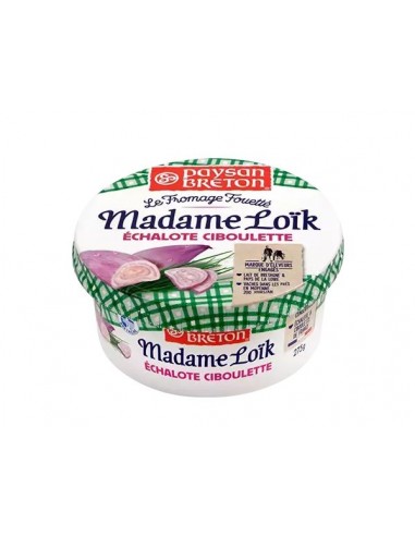 Fromage échalote ciboulette Madame Loïk