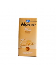 Tablette choco blanc Alprose