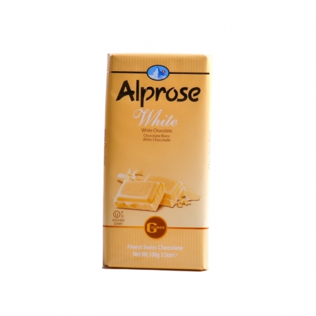 Chocolat blanc Alprose
