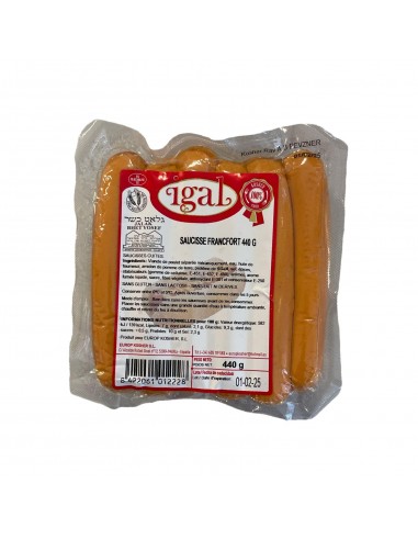 Saucisse de Francfort 440gr Igal