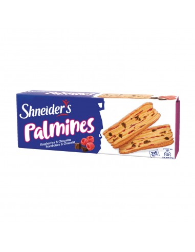 Palmines framboises choco Shneider's