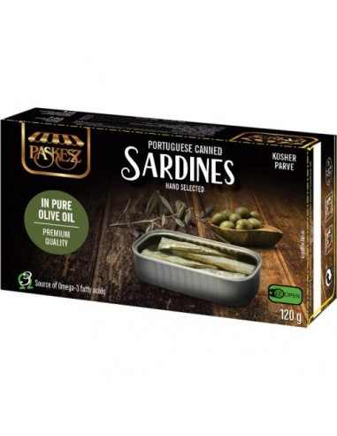 Sardines huile d'olive Paskesz