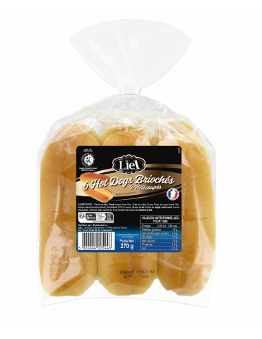Hot dogs briochés x6 Liel