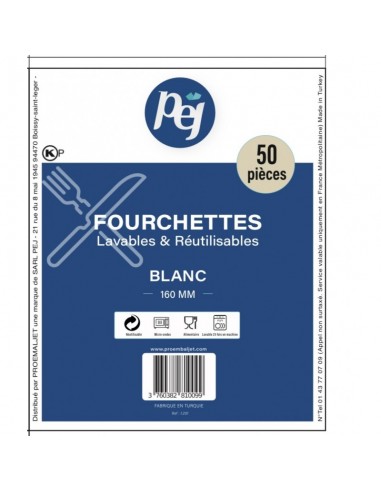 Fourchettes plastique x50 Pej