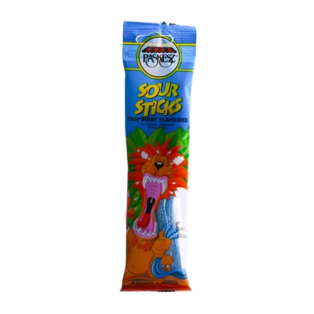 Sour sticks framboise 50gr Paskez