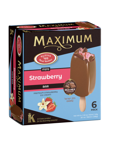 Mini bâtonnet fraise x6 Maximum