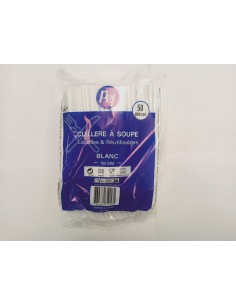 Cuillères à soupe plastique x50 Pej