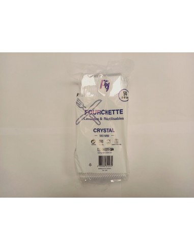 Fourchettes transparentes x50 Pej