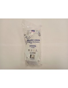 Cuillères à soupe transparentes x50 Pej