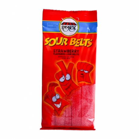 Sour Belts fraise Paskez