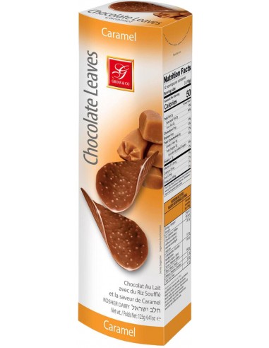 Pétales de chocolat au caramel Gross