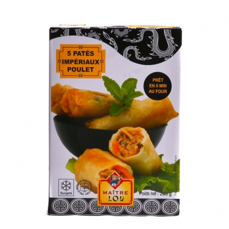 Patés impériaux au poulet x5 Maitre Lou