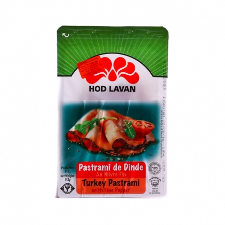 Pastrami de dinde 142gr Hod Lavan